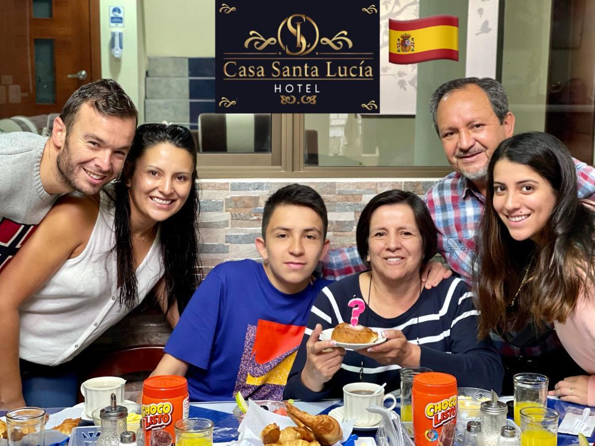 Hotel Casa Santa Lucia Baños Exteriör bild